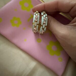 NWT TOVA hoop earrings
